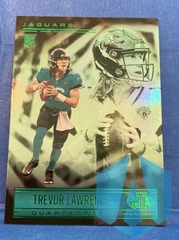 2021 Illusions Football Trevor Lawrence Emerald Green Parallel RC #59